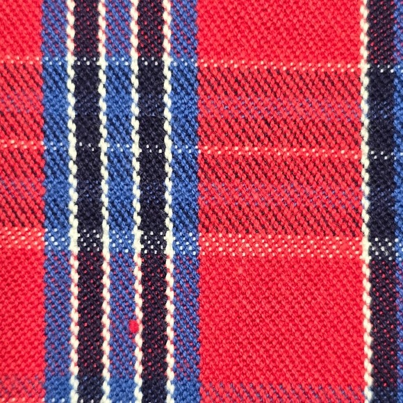 Polo Sport Ralph Lauren Mens XL Red Blue‎ Plaid Long Sleeve Button Cotton Twill - Picture 5 of 13